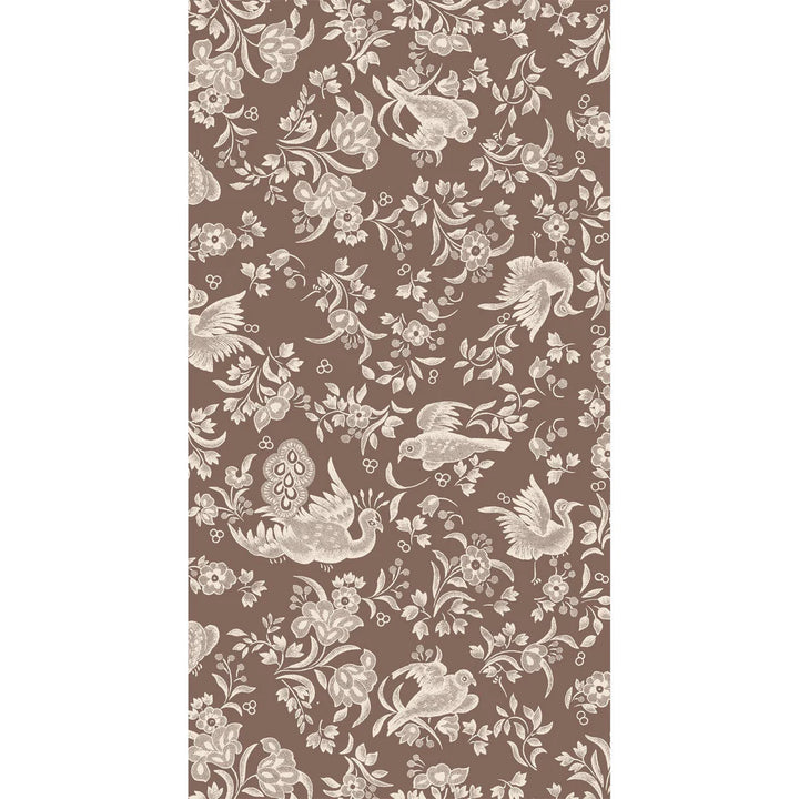 Brown Regal Peacock Guest Napkin - Pack of 16