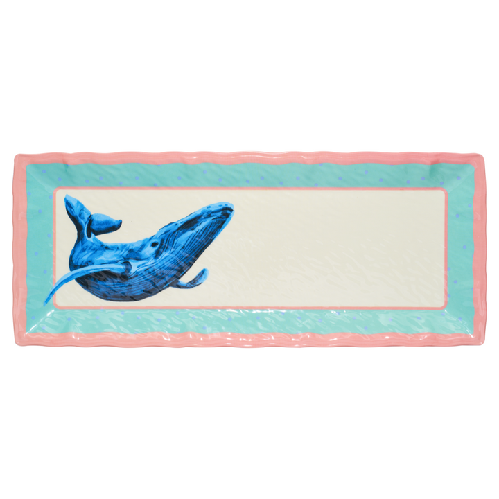 Pastel Sea Melamine Serving Tray