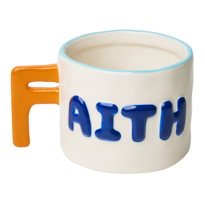 Ceramic Message Mug Faith, 14oz