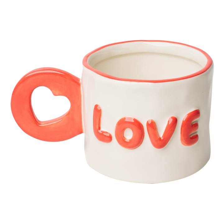 Ceramic Message Mug Love, 14oz