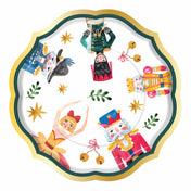 Whimsical Nutcracker Paper Salad Plate/8pk