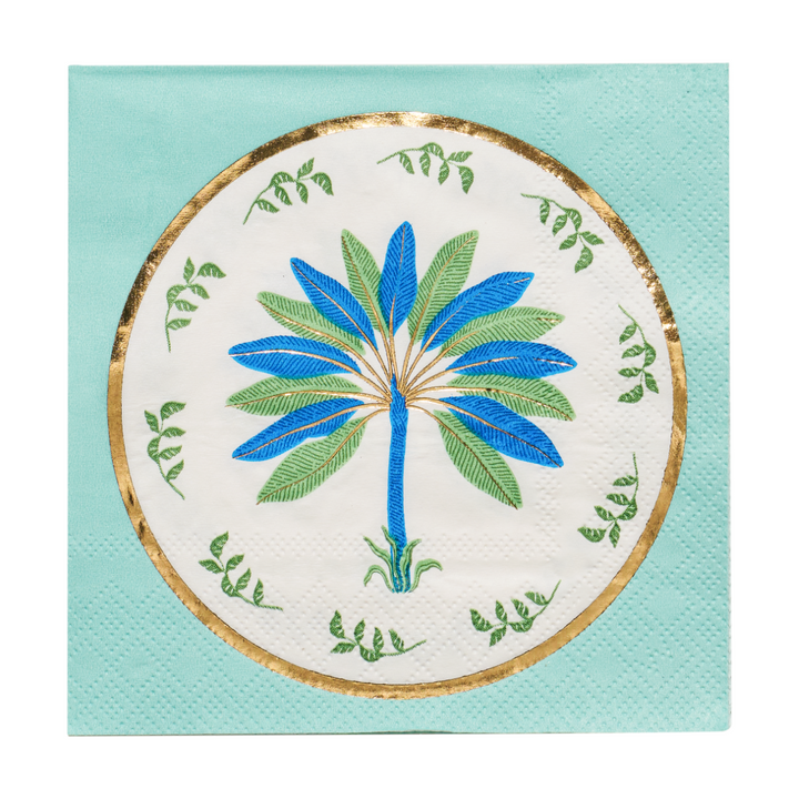 Preppy Palm Cocktail Napkins/20pk