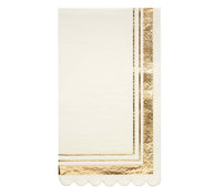 Guest Towel Gold & White/20 pkg