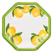 Salad Plate Lemon and Stem/8pk