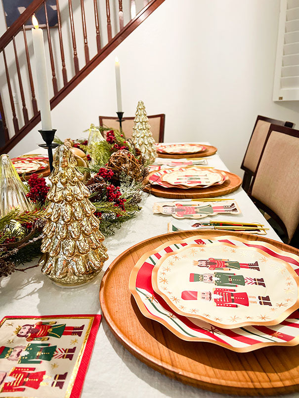 Nutcracker Christmas Table Setting