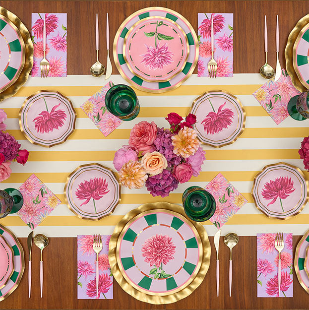 Dahlia Garden Table Setting