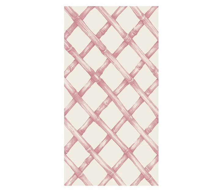 Pink Lattice Guest Napkin - pack of 16