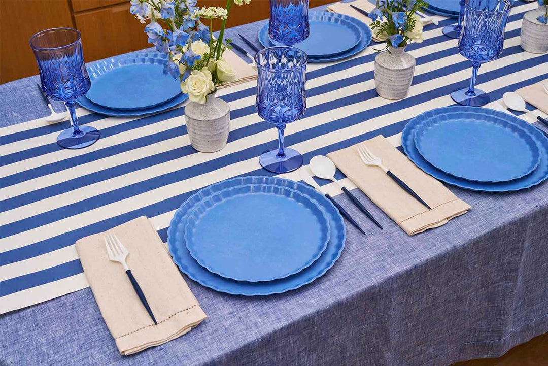 Simply Eco Salad Plate- French Blue/8pkg