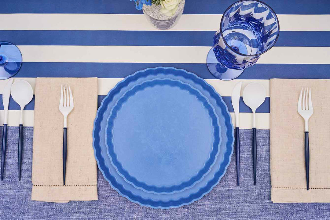 Simply EcoDinner Plate- French Blue/8pkg