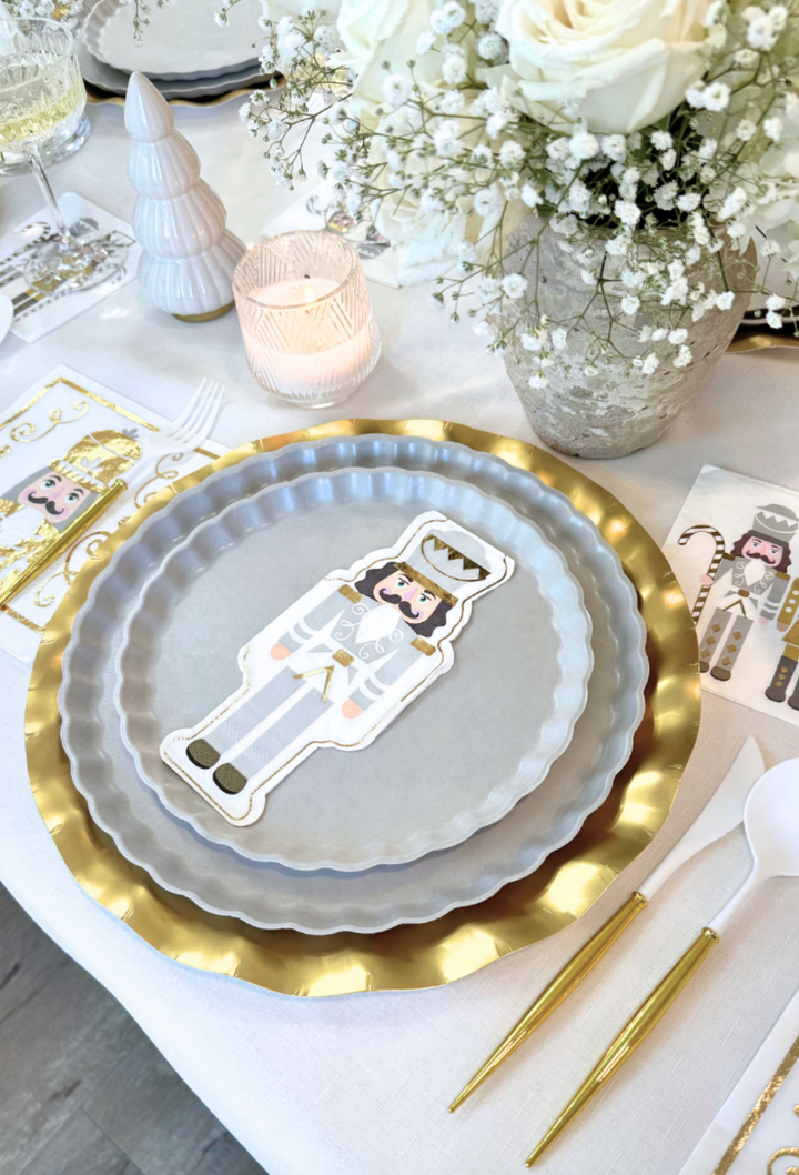 Frosted Nutcracker Table Setting