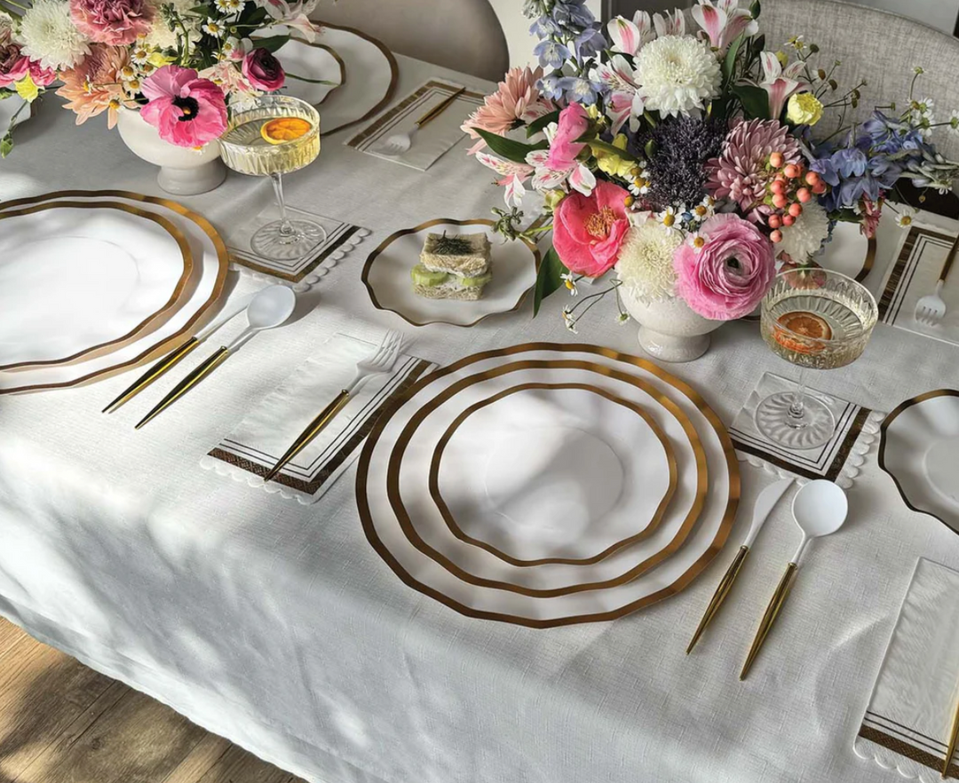 Everyday White Table Setting