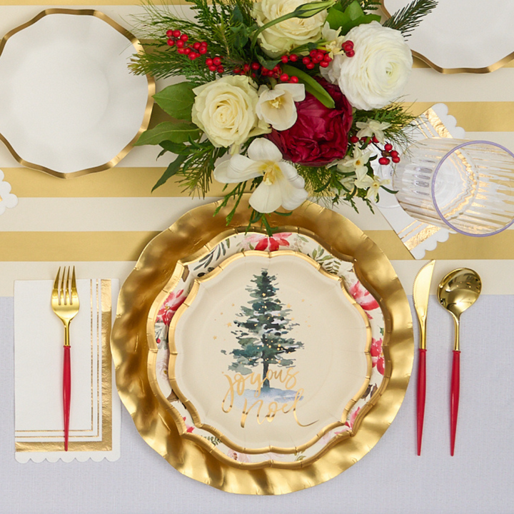 Winter Blossom Table Setting