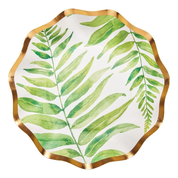 Wavy Appetizer/Dessert Bowl Fern & Foliage - 8pkg