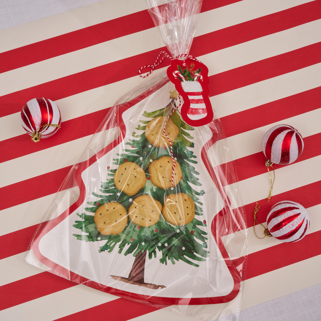 Cookie Tray Gifting Kit Tree/6pkg