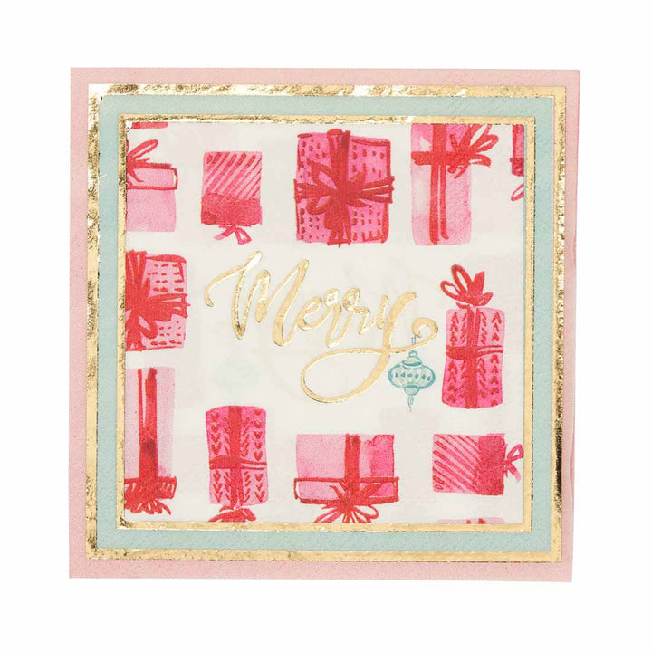 Cocktail Napkin Jolly Holiday/20 pkg