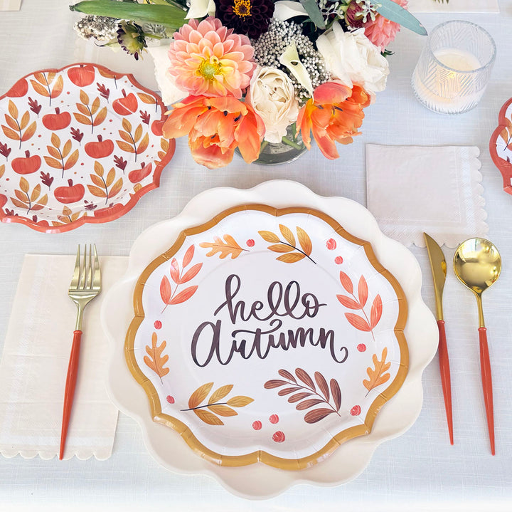 Hello Autumn Table Setting