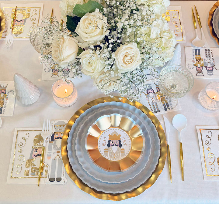 Frosted Nutcracker Table Setting