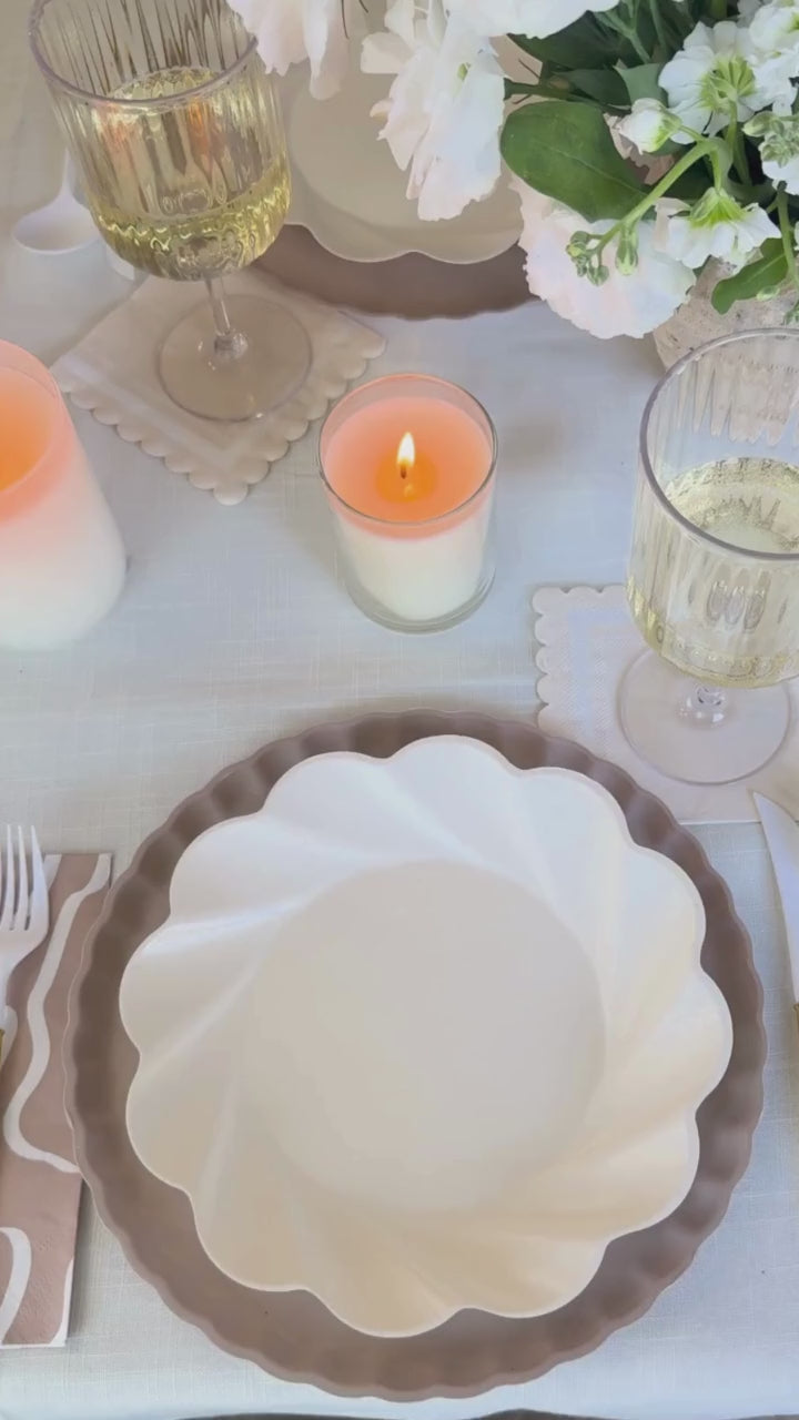 Simply Eco Compostable Table Setting - Sand