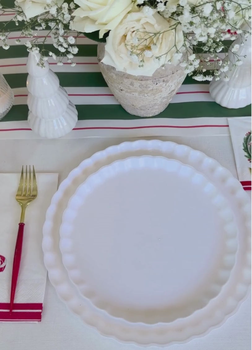 Holiday Hearth Table Setting