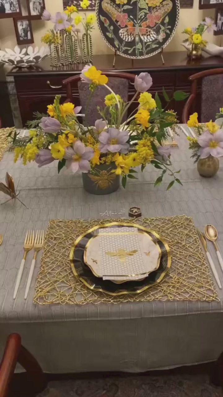 Honeybee Table Setting