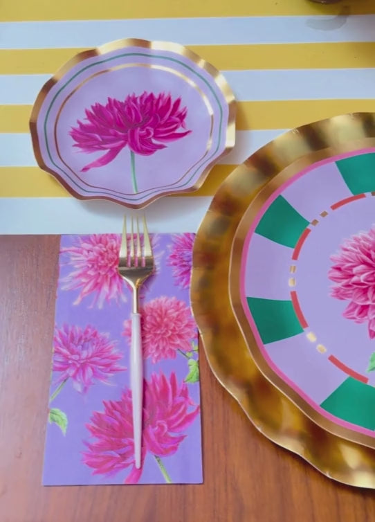 Dahlia Garden Table Setting