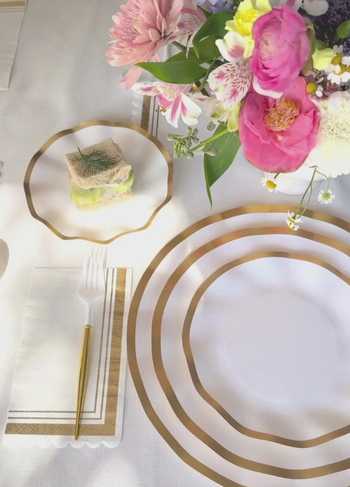 Everyday White Table Setting