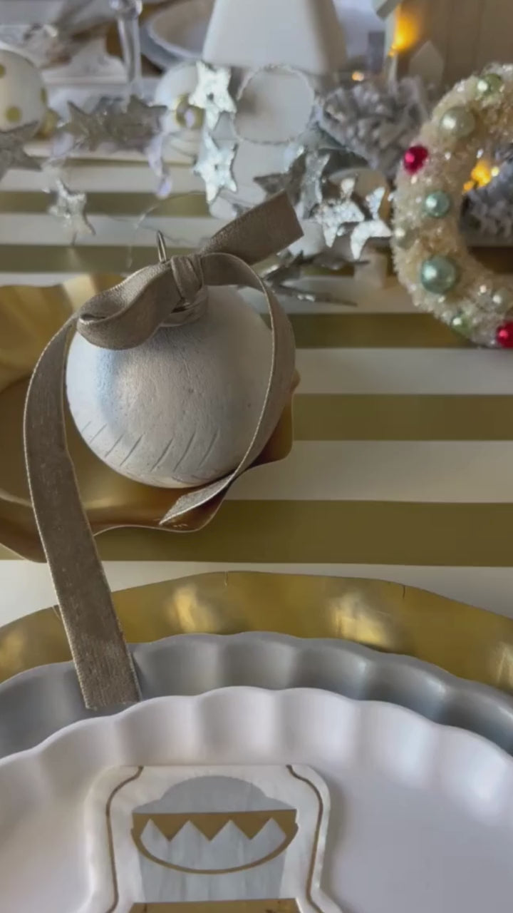 Frosted Nutcracker Table Setting