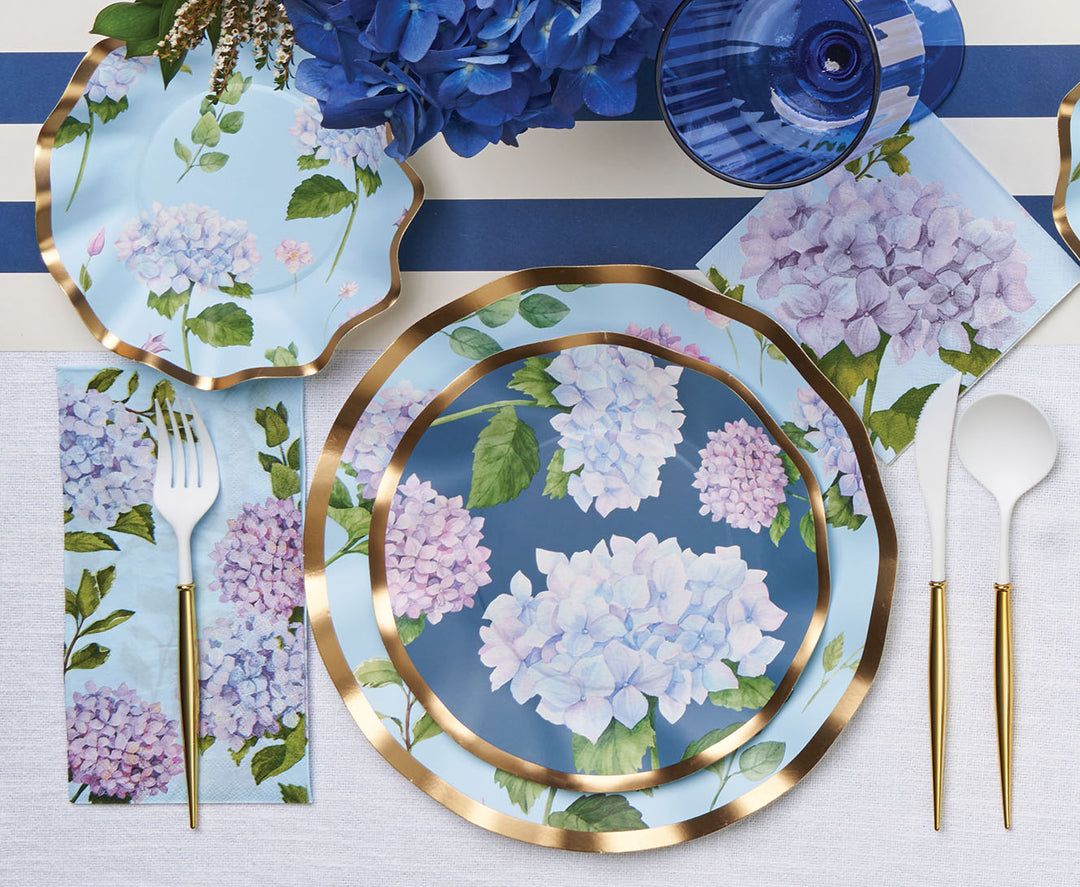 Spring Brunch Tablescape: Hydrangea