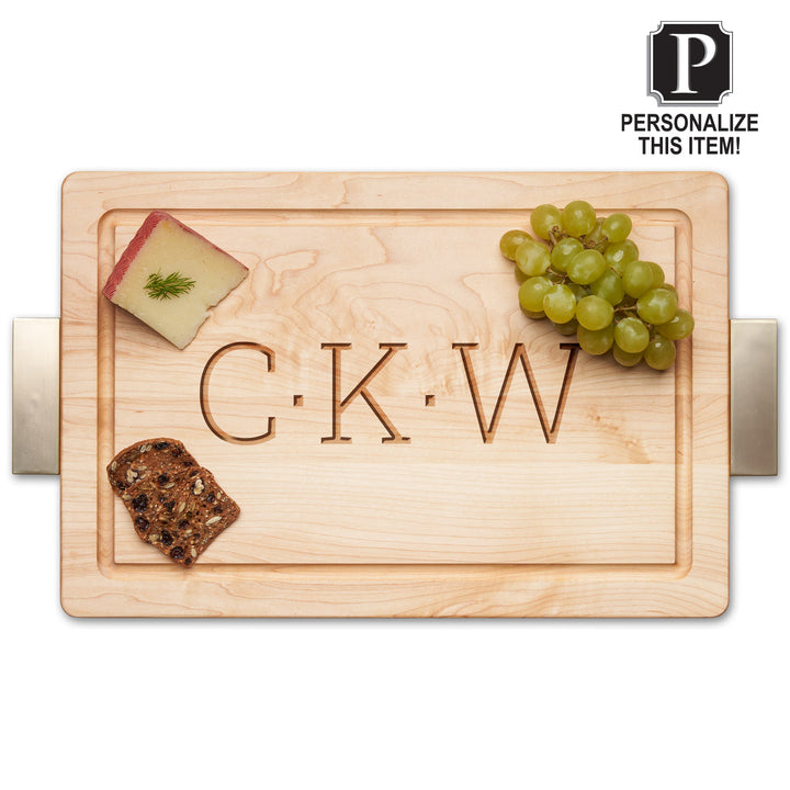 Personalized Maple Wood Cutting + Cheeseboard