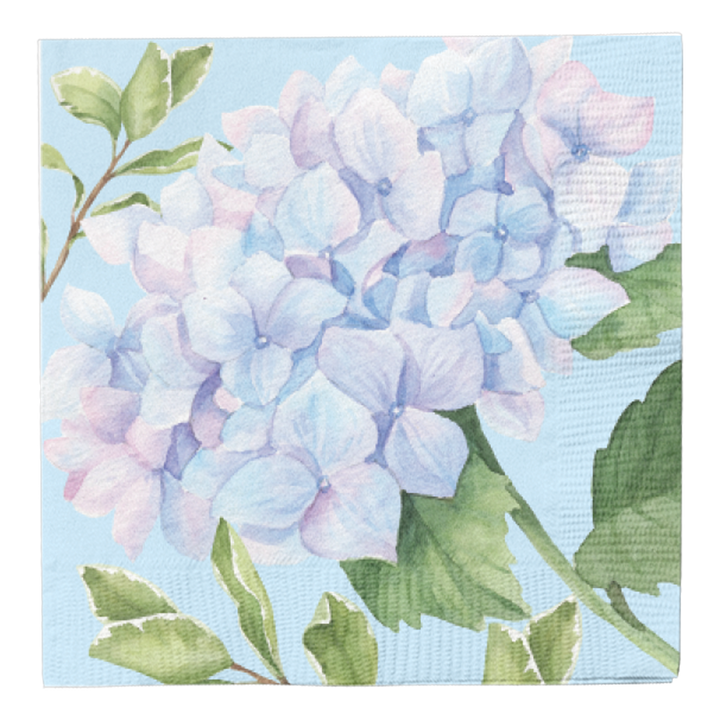 Cocktail Napkin Hydrangea 3 Ply - 20pk